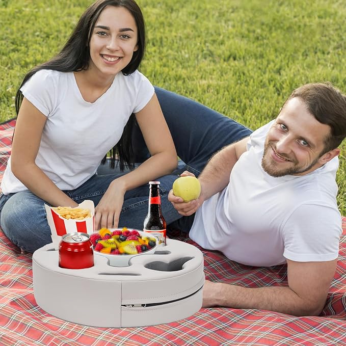 INNO STAGE Couch Cup Holder Pillow- -Sofa Cup Holder | Couch Caddy Drinks - Image 7