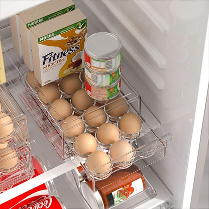 Egg Storage for Refrigerator, Stackable 18 Egg Holder for Fridge, BPA Free - Image 6