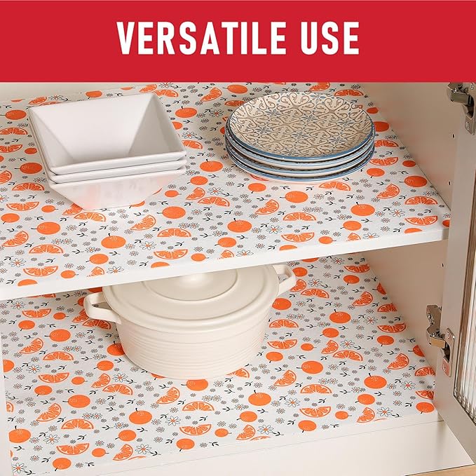 Cooyes Shelf Liners, 2-in-1 Non-Slip Fridge Mats, Absorb Excess Moisture - Image 6