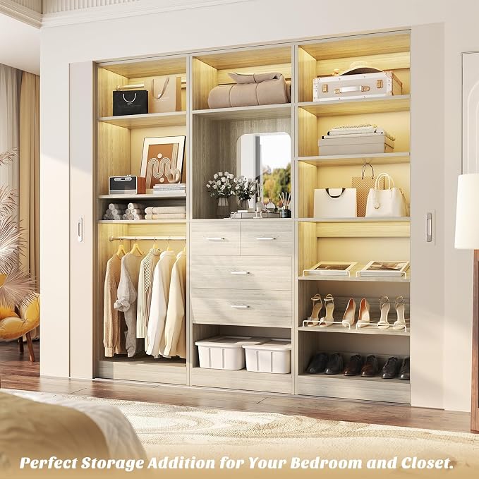 Unikito 75" Closet Organizer System - Image 3