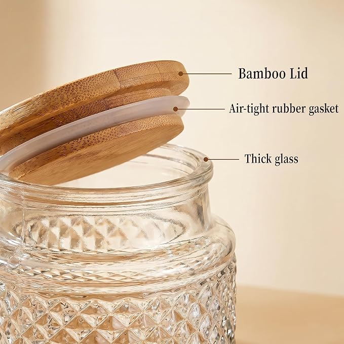 Prettidecor 60 FL OZ Large Glass Storage Jar - Image 3