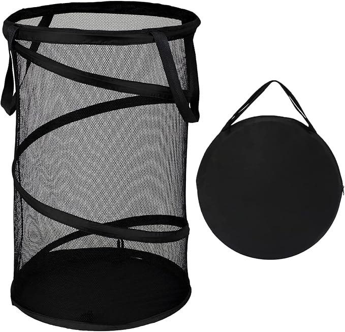 BATTOO Collapsible Laundry Basket Foldable Mesh Pop Up Hamper by BATTOO