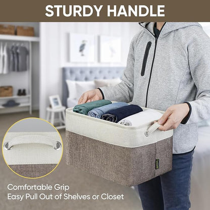 BALEINE 2 Pack Fabric Storage Bins - Image 8