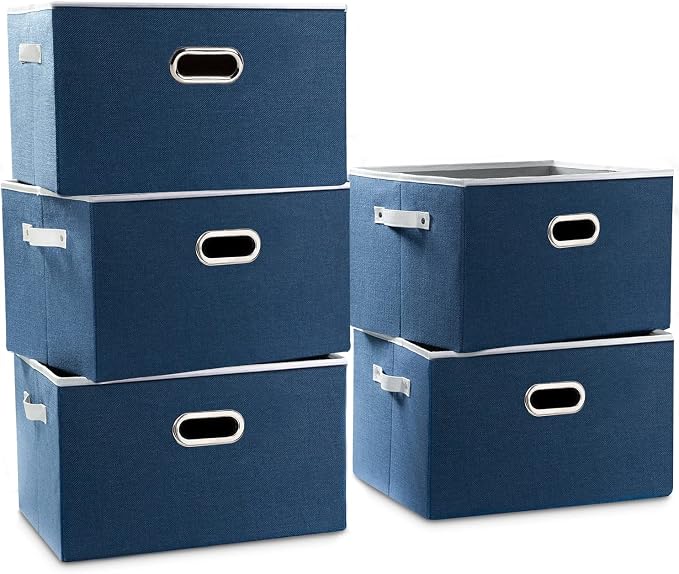 PRANDOM Larger Collapsible Storage Bins by Prandom
