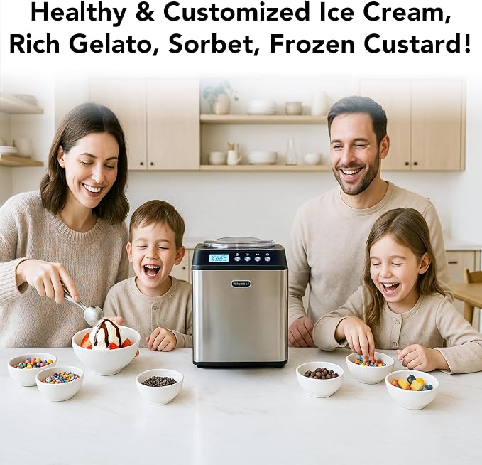 Whynter Ice Cream Maker Machine Automatic 2.1 Qt. Upright - Image 5