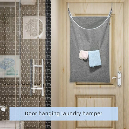 SAVERHO X-Large Door Hanging Hamper Bag, 2 Pack Large Capacity Hanging Laundry - Image 3