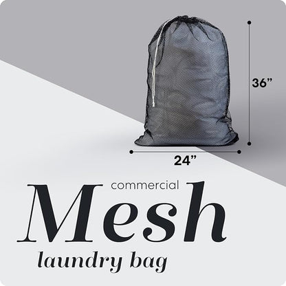 Handy Laundry Mesh Laundry Bags XL 24" x 36" – 2 Pack Heavy Duty, Machine - Image 2