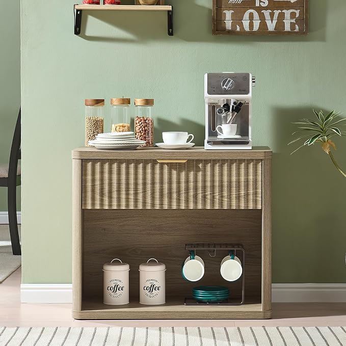 LEYAOYAO 31" Wide Fluted Nightstand - Image 4