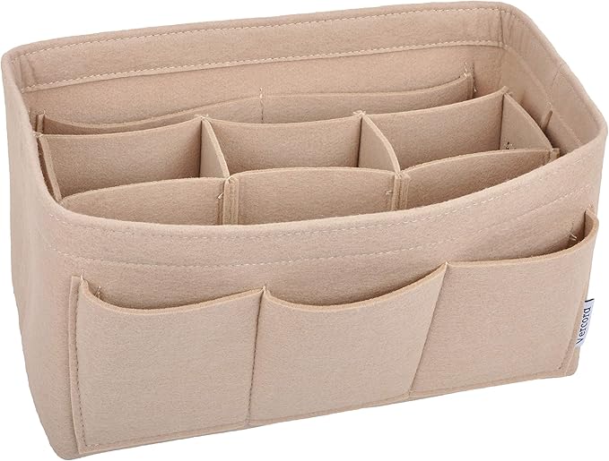 Vercord Felt Purse Organizer Handbag Insert Liner Shaper Bag in Bags by Vercord