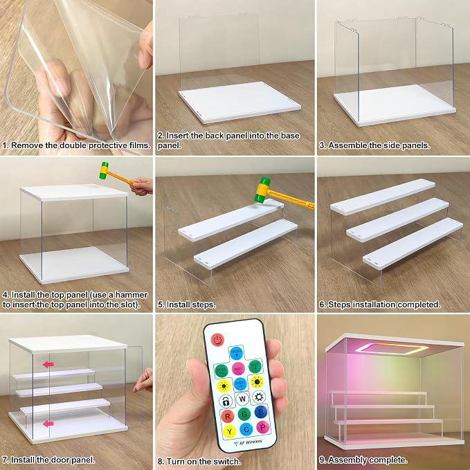 NONEMEY Clear Acrylic Display Case - Image 3