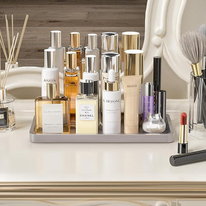 Weenson Bathroom Vanity Tray for Perfume Makeup Jewelry Decor Candle, Bamboo - Image 3