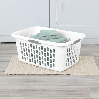 Sterilite Laundry Basket, Plastic Clothes Hamper, Large Rectangle Bin - Image 4