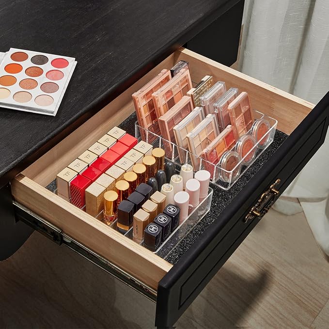 WECHENG Clear Plastic Acrylic Makeup Organizer - Image 4