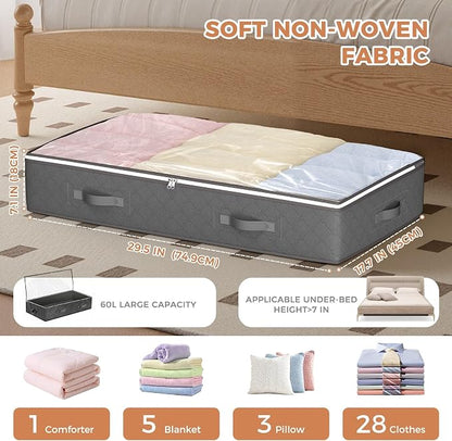 Budding Joy Under Bed Storage Containers, Storage Bins - Image 3