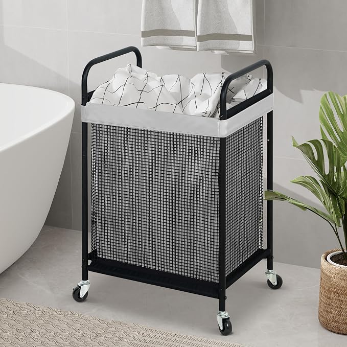 STO STO Laundry Hamper, 90L Rolling Laundry Sorter Cart - Image 3