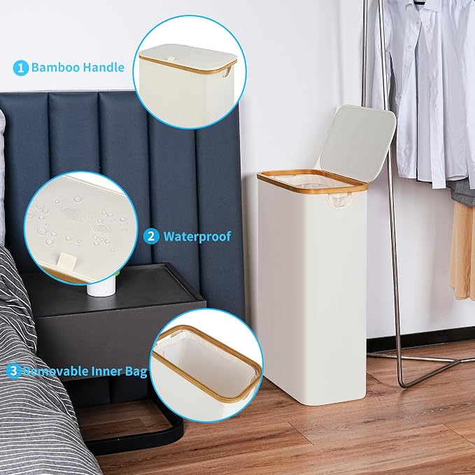 efluky Slim Laundry Basket - Image 4