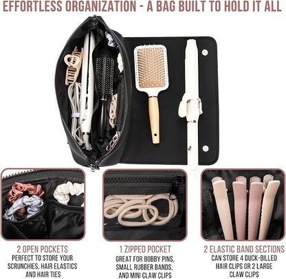 BAREFOOT CARIBOU Hair Tools Travel Bag and Heat Resistant Mat - Image 7