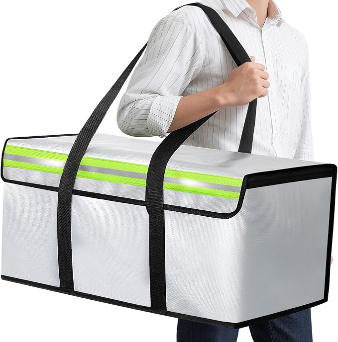 Large Fireproof Document Bag for Home Safe Storage, 4-layer fiberglass by Amerbro