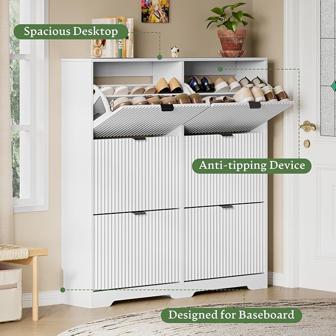Xixini Shoe Storage Cabinet for Entryway - Image 4