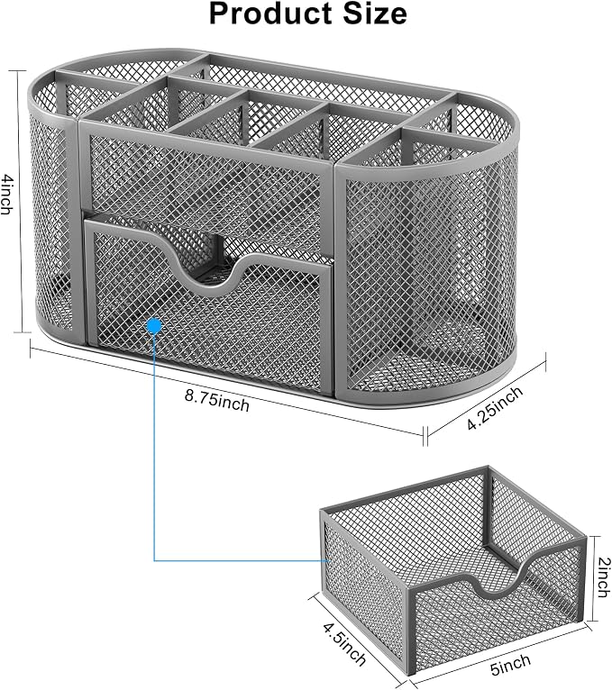 EasyPAG Mesh Pen Holder Desk Organizer - Image 8