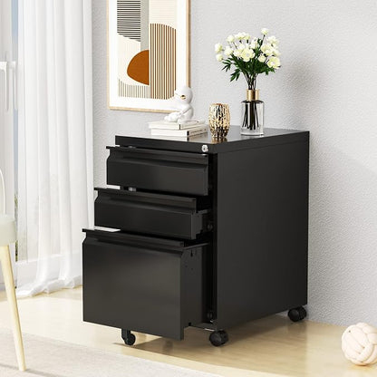 3 Drawer Mobile File Cabinet - Image 8