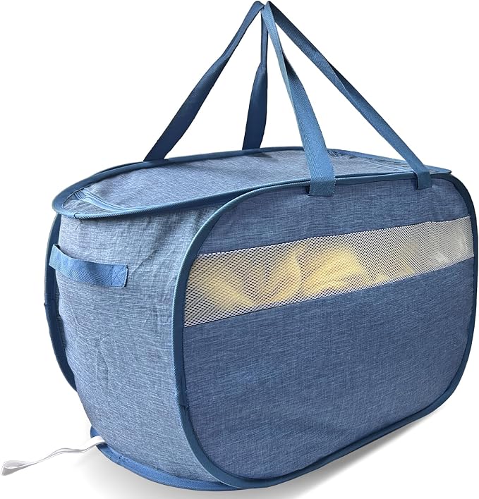 Upgraded 100L Extra Large Mesh Pop Up Laundry Hamper by NairSnow