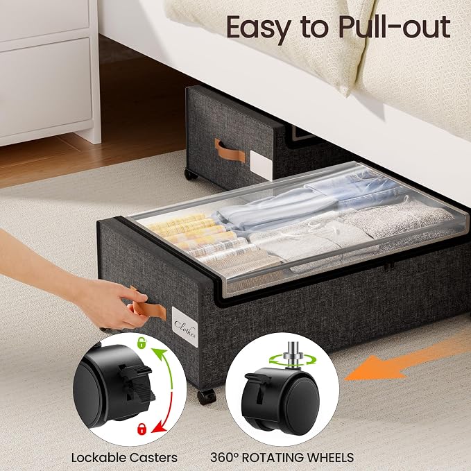 Yecaye 95 L Under Bed Storage - Image 6