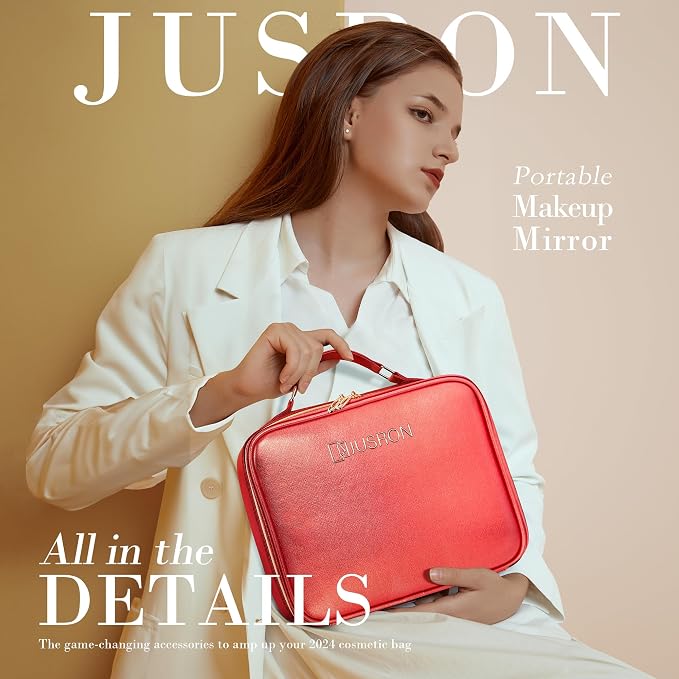 JUSRON Travel Makeup Bag - Image 6
