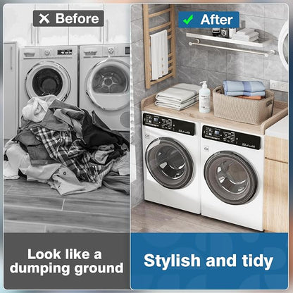 Washer Dryer Countertop 27.5" W x 54" L Laundry countertop - Image 2