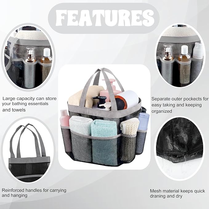 Mesh Shower Caddy Portable - Image 3