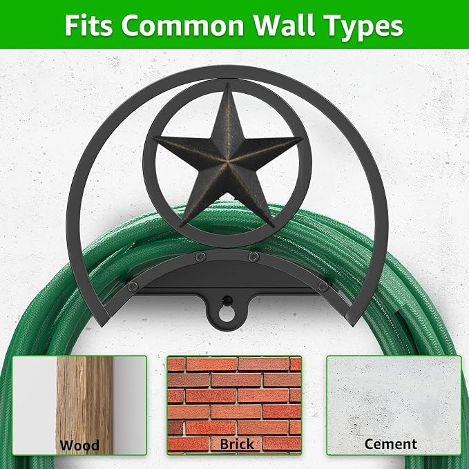 GOFORWILD Garden Hose Holder, Decorative Hose Butler Sturdy Water Hose Rack - Image 7