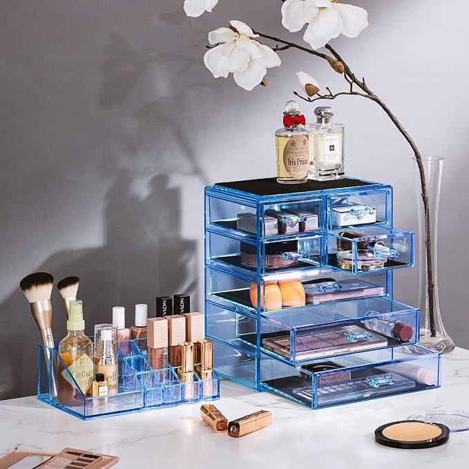 Sorbus Clear Cosmetic Makeup Organizer - Image 3