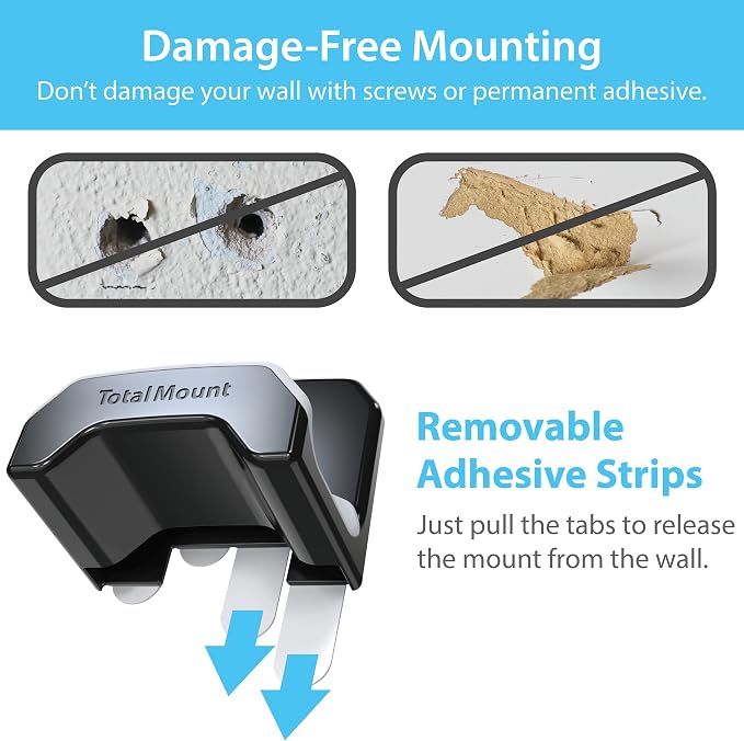 TotalMount Gaming Headset Hanger – Includes Removable Adhesive Strips - Image 3