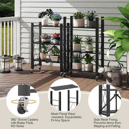 6-Tier Foldable Storage Shelves - Image 5