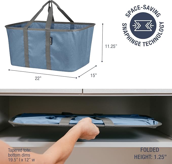 CleverMade Collapsible Laundry Tote - Image 2
