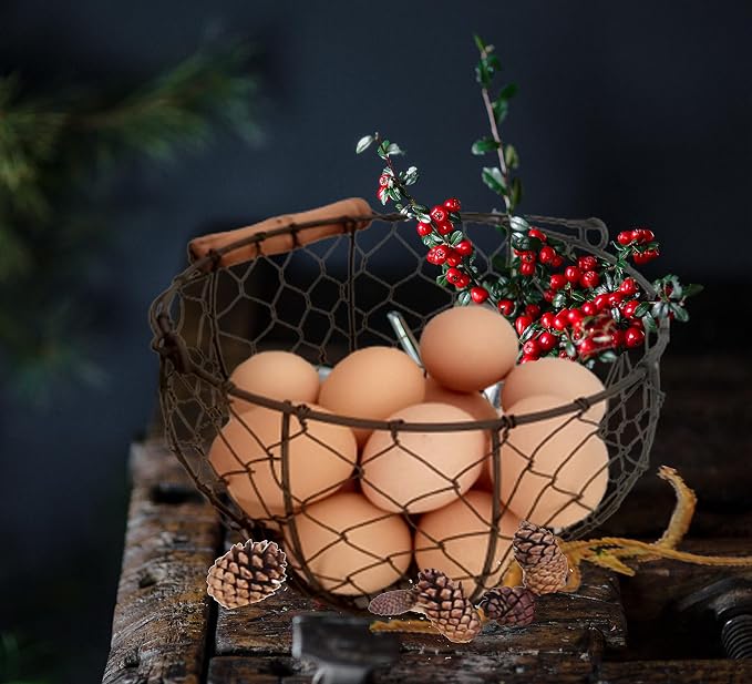 TAIANLE. Farmhouse Wire Egg Basket - Image 7