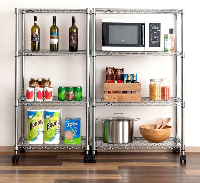 Doshisha NLH7612-4 Luminous Rack, Steel Rack, Commercial Use, Load Capacity - Image 11