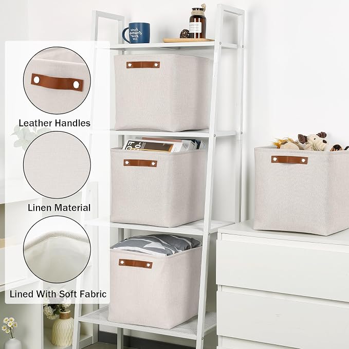 HNZIGE Foldable Cube Storage Bin Storage Baskets - Image 3