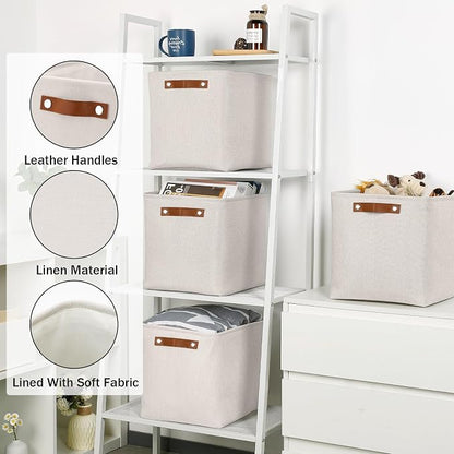 HNZIGE Foldable Cube Storage Bin Storage Baskets - Image 3