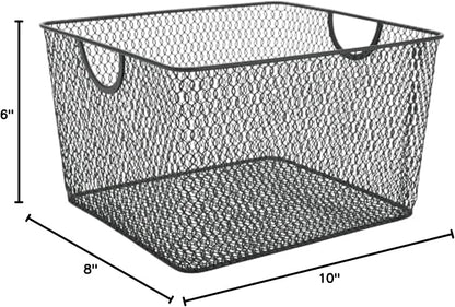 YBM Home Wire Mesh Kitchen Storage Basket Organizer - Image 7