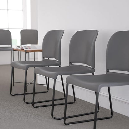 Flash Furniture Hercules Series Contoured Stacking Chairs - Image 2