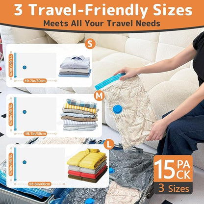 15 Pack Travel Vacuum Bags - Image 4