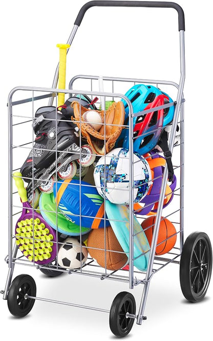 Whitmor Deluxe Utility Foldable Shopping Cart - Image 3