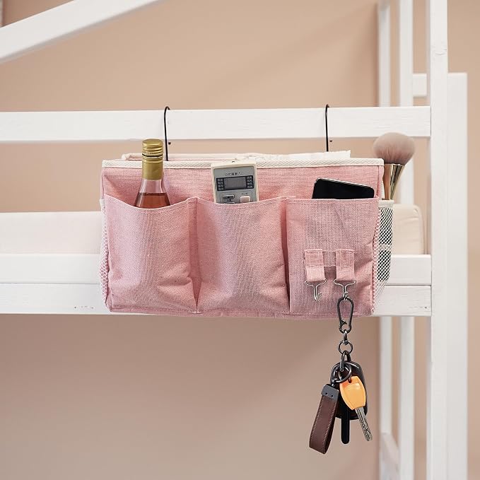 Bedside Caddy, Bedside Hanging Storage Organizer forBunk and Hospital Beds - Image 3