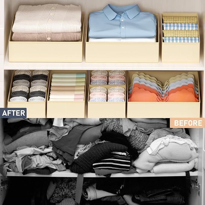 DIMJ Drawer Organizer Clothes - Image 4