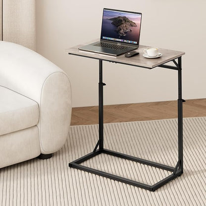 Vagusicc C Shaped End Table, 33.5"Tall Side Table - Image 2