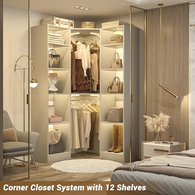 Besiost Corner Closet System - Image 2