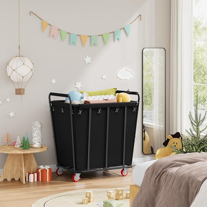 Hoctieon Large Laundry Cart - Image 8