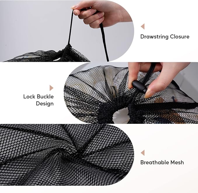 Meowoo Large Mesh Laundry Bag, 27×36inch Heavy Duty Mesh Laundry Bags - Image 9