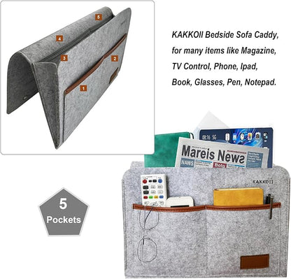 Bedside Caddy, Sofa Caddy, Storage Organizer Pocket - Image 3